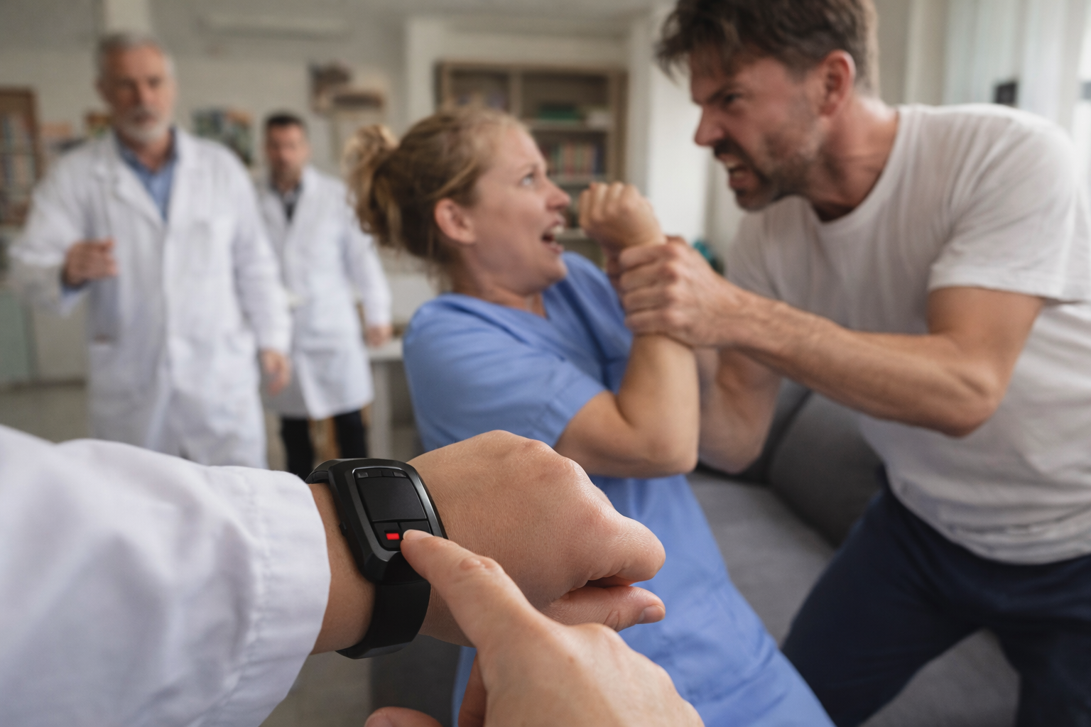 Nurse Under Attack In Facility